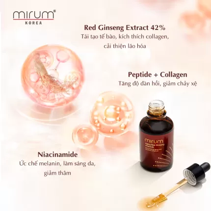 Combo 4 tinh chất dưỡng da Mirum